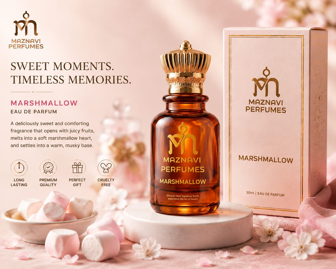 Maznavi Marshmallow Perfume 50ml