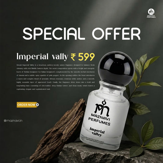 Maznavi Imperial Valley Perfume 50ml | Long Lasting Luxury Unisex Perfume