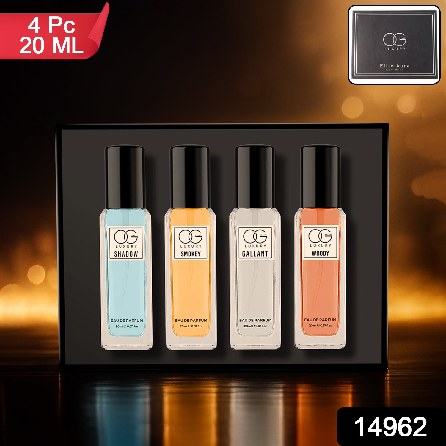 Og Beauty Luxury Perfume Gift - (4 Pc  Set  20 Ml)