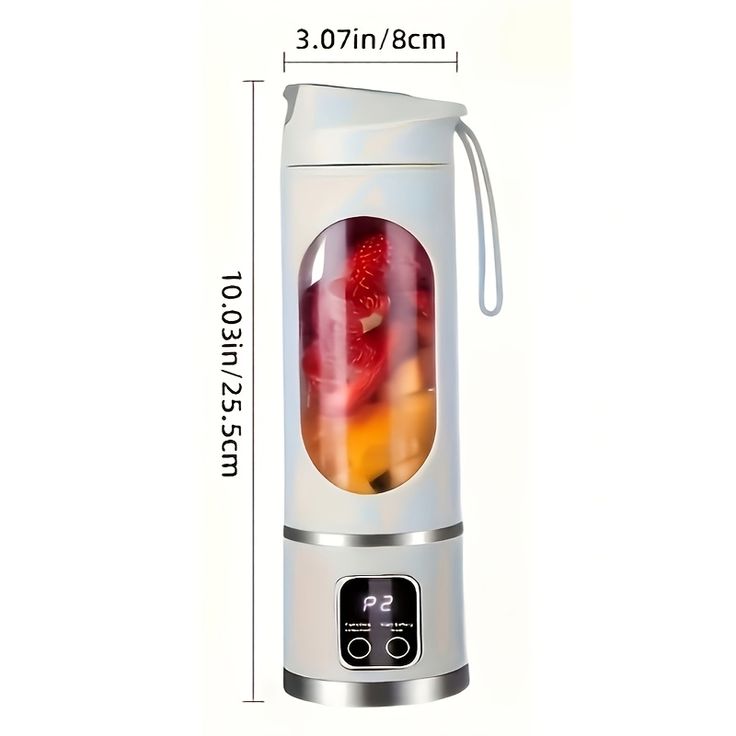 Portable Juicer Bottle 400ML | USB Rechargeable Portable Blender with Powerful Blades