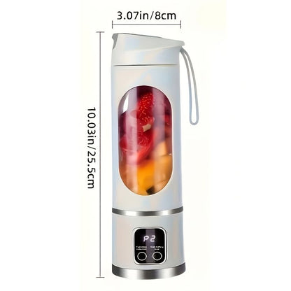 Portable Juicer Bottle 400ML | USB Rechargeable Portable Blender with Powerful Blades