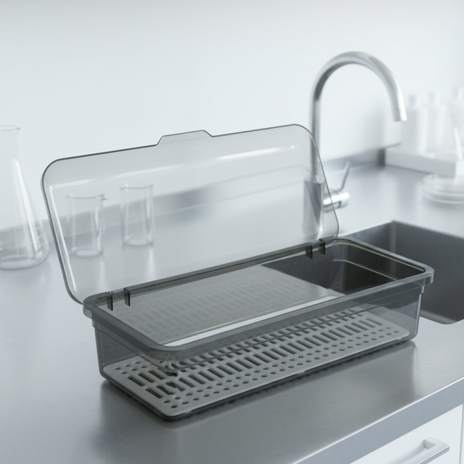 Multipurpose Kitchen Sink Organizer Tray (1 Pc 27x12 Cm)