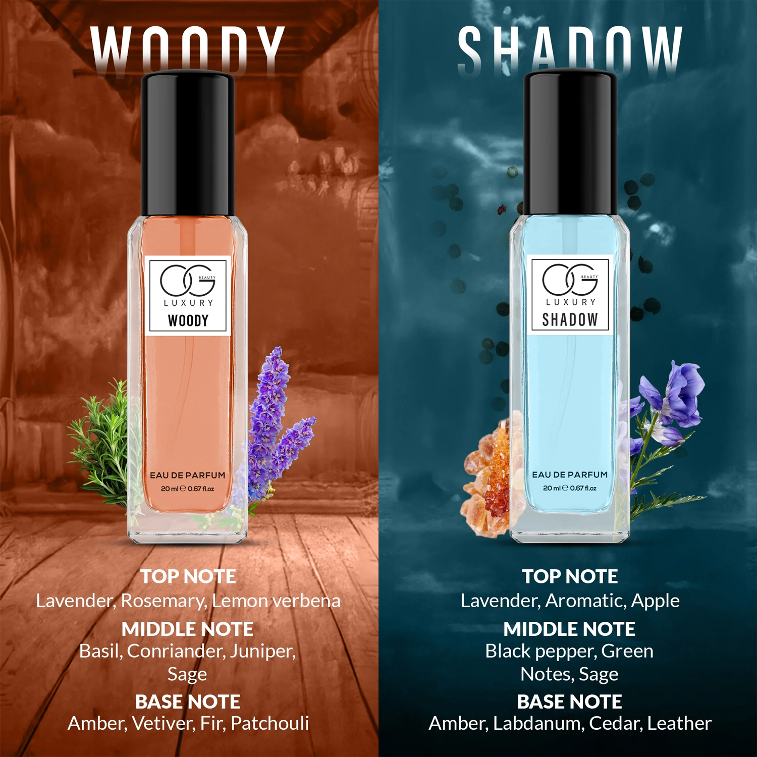 Og Beauty Luxury Perfume Gift - (4 Pc  Set  20 Ml)